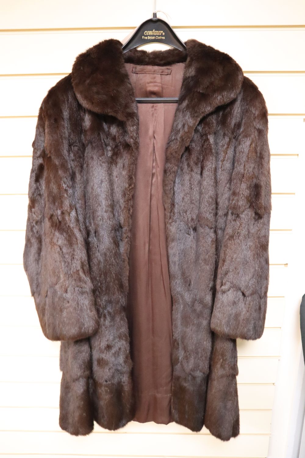A brown squirrel coat